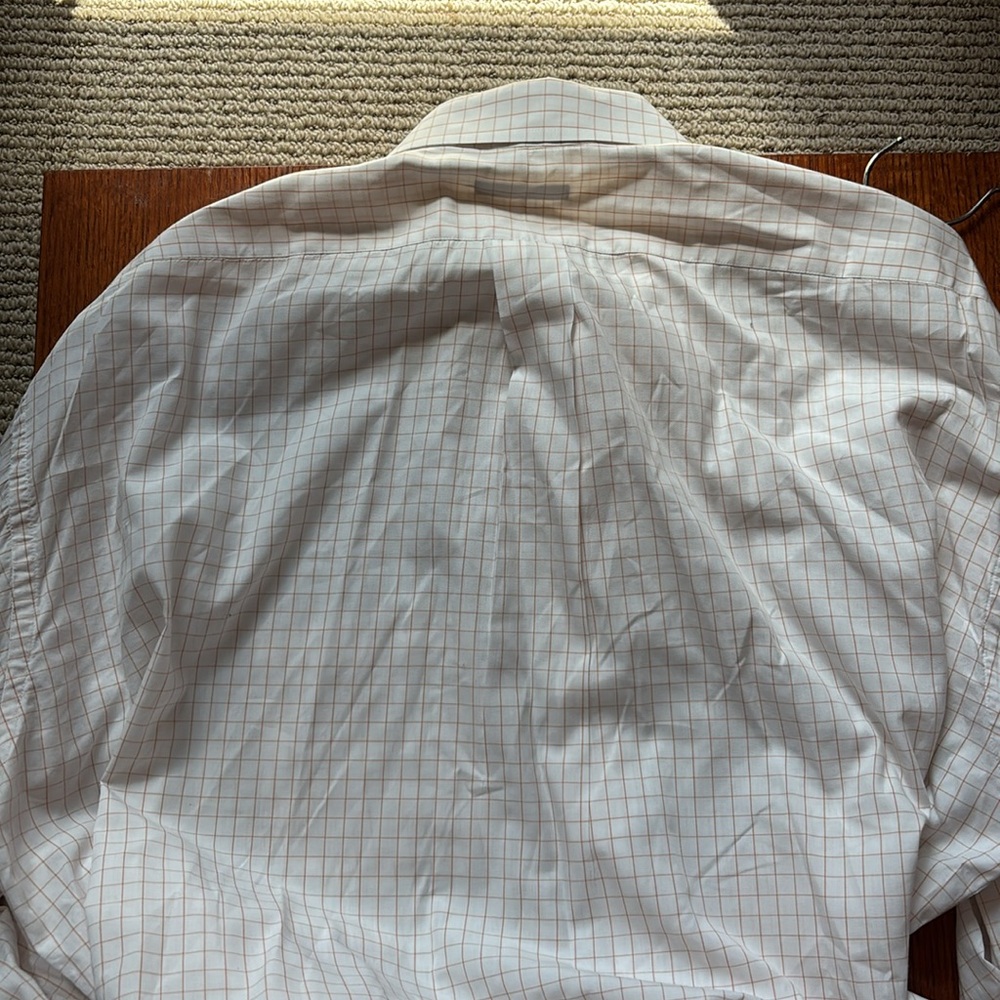 BURBERRY LONDIN long sleeve button down dress shirt. Size 18R. - Picture 7 of 9